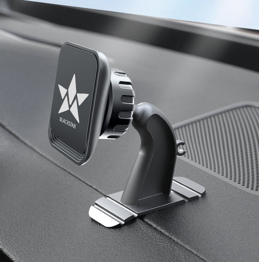 Blackstar ARMSTRONG Multi-Purpose Magnetic Mobile Phone Holder for Car Dashboard / Office ( Use on Dashboard Top as well as with AC Vent too )