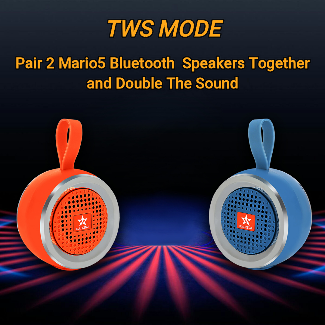 Blackstar Mario5 Hi-Fi Bluetooth Speaker - Loud & Compact - with TWS Technology