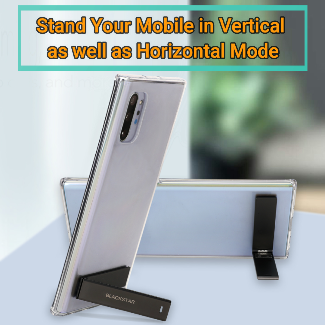 Blackstar KICKSTAND to Hold Mobile Vertically / Horizontally Handsfree ( Model :- Magic M1 )