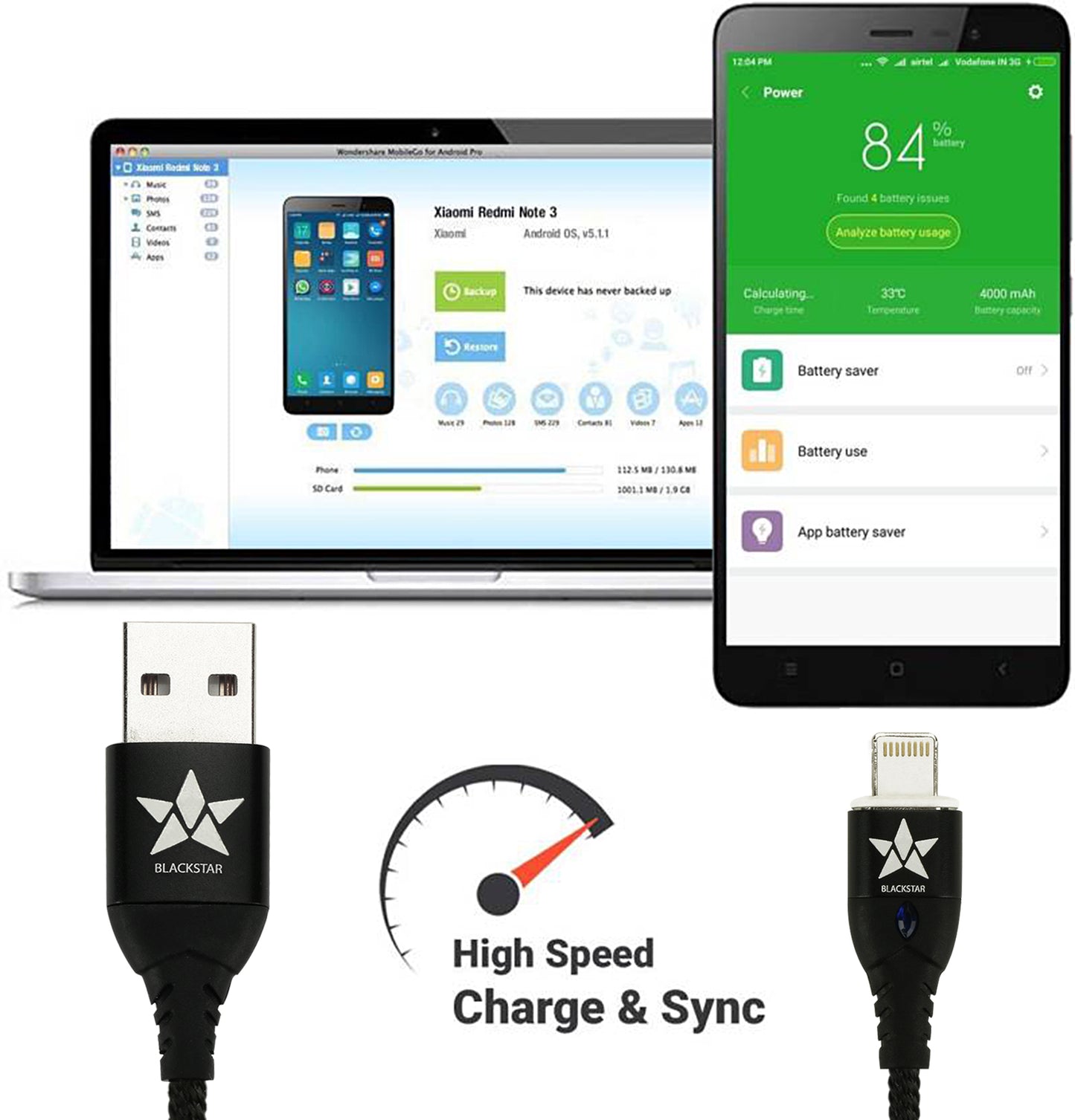 Blackstar Magnetic Data Cable