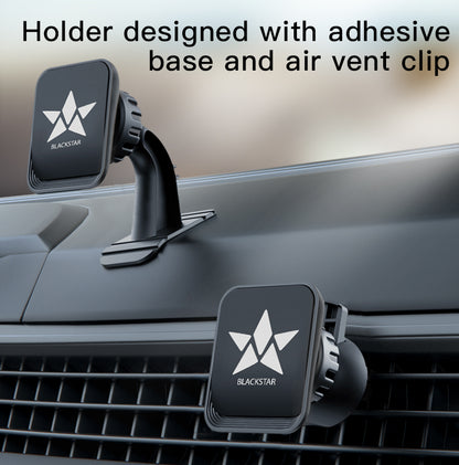 Blackstar ARMSTRONG Multi-Purpose Magnetic Mobile Holder - Use on Dashboard Top as well as with AC Vent too