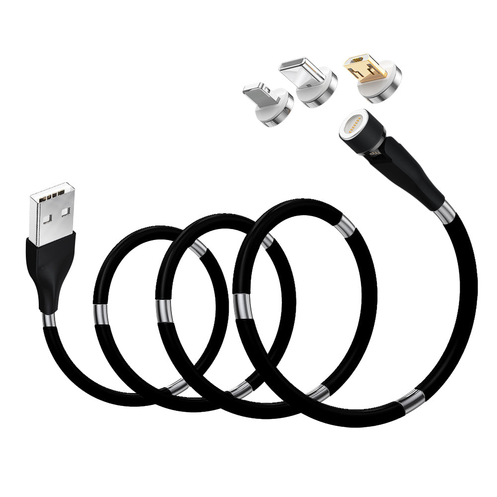 Blackstar MAGIC CABLE : 3-in-1 Magnetic Cable with 540° Angle Rotation ...