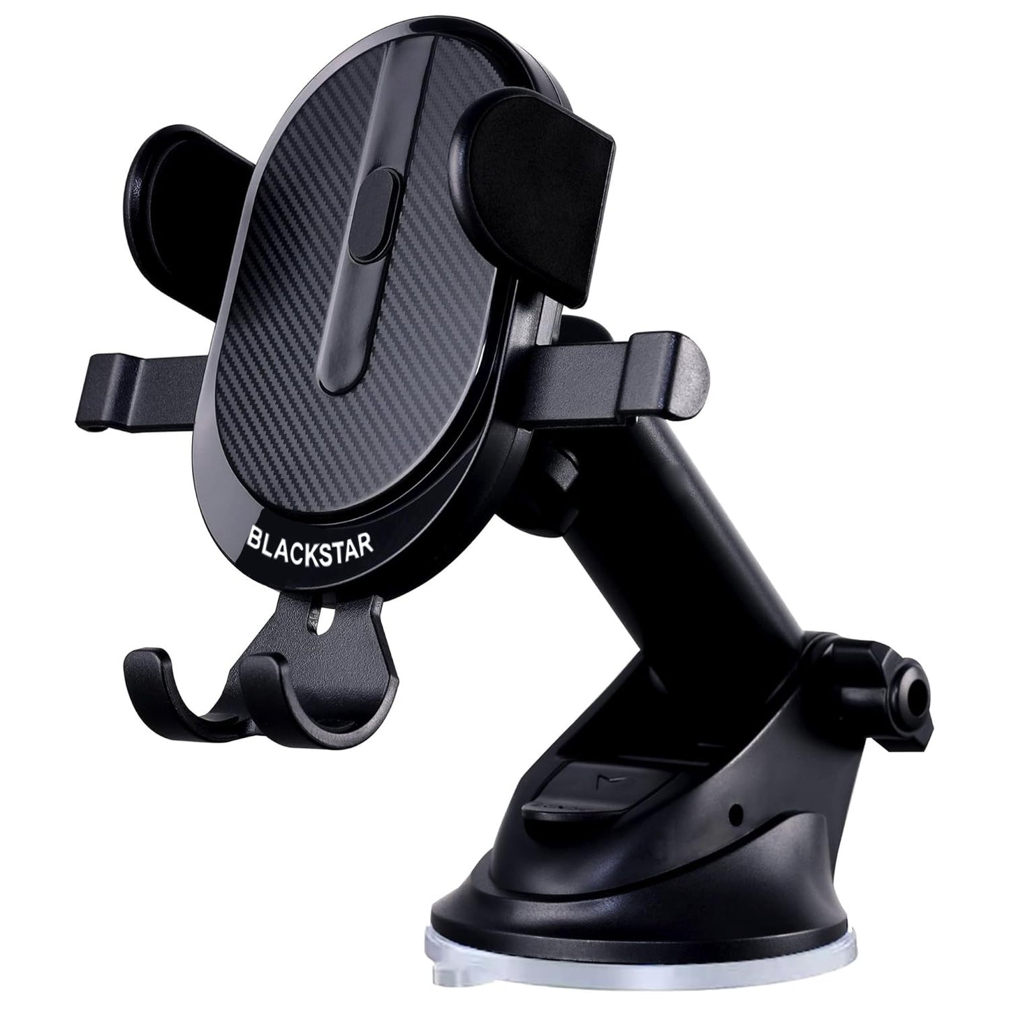 Blackstar A1-MAX Mobile Phone Holder for Car DASHBOARD / WINDSHIELD with Multi Angle Rotation and Adjustment ( Supports All Mobiles )