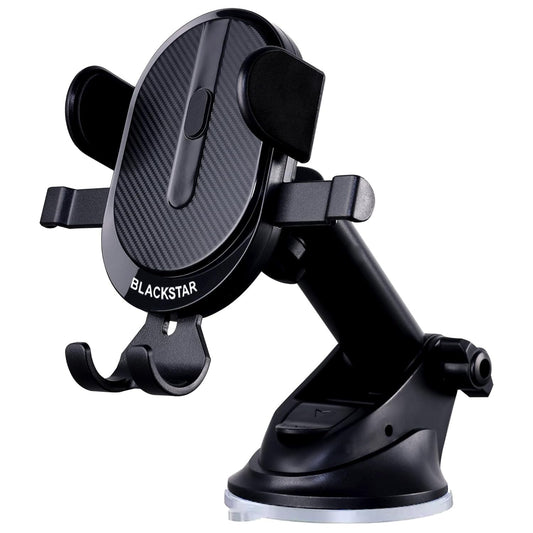 Blackstar A1-MAX Mobile Phone Holder for Car DASHBOARD / WINDSHIELD with Multi Angle Rotation and Adjustment ( Supports All Mobiles )