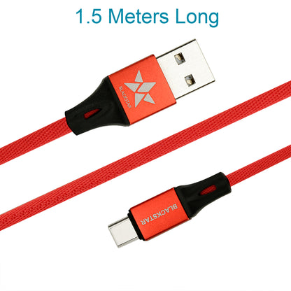 Blackstar Reversible Type C Data Cable for Fast Charging and Data Transfer ( 1.5 meter )