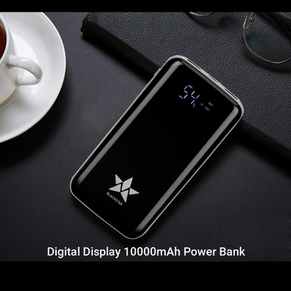 Blackstar 10000mAh Power Bank with 18Watt Fast Charging Power Bank with Type C Port and Digital Display ( Model :- THS-2 )