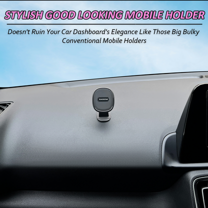 Blackstar ARMSTRONG Multi-Purpose Magnetic Mobile Phone Holder for Car Dashboard / Office ( Use on Dashboard Top as well as with AC Vent too )