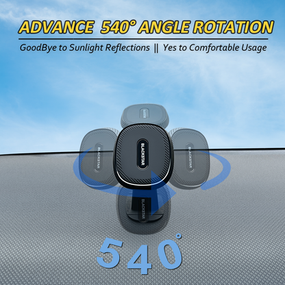 Blackstar ARMSTRONG Multi-Purpose Magnetic Mobile Phone Holder for Car Dashboard / Office ( Use on Dashboard Top as well as with AC Vent too )