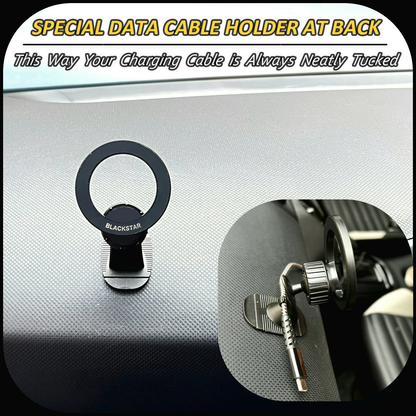 Blackstar Air-Safe DASH : MagSafe Mobile Phone Holder for Car DASHBOARD with 540° Angle Rotation and Stylish Premium Design