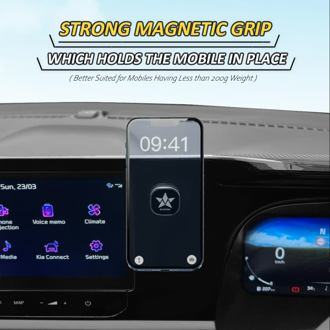 Blackstar NANO MAG Magnetic Mobile Phone Holder for Car Dashboard / Bike / Home