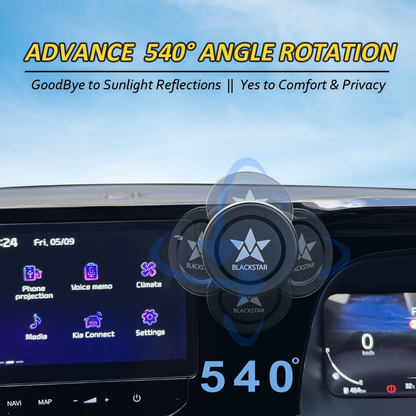 Blackstar Air-Safe SPHERE : MagSafe Mobile Phone Holder for Car DASHBOARD with 540° Angle Rotation and Unique Premium Design