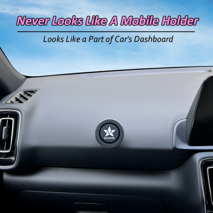 Blackstar Air-Safe SPHERE : MagSafe Mobile Phone Holder for Car DASHBOARD with 540° Angle Rotation and Unique Premium Design
