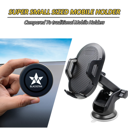 Blackstar Air-Safe SPHERE : MagSafe Mobile Phone Holder for Car DASHBOARD with 540° Angle Rotation and Unique Premium Design